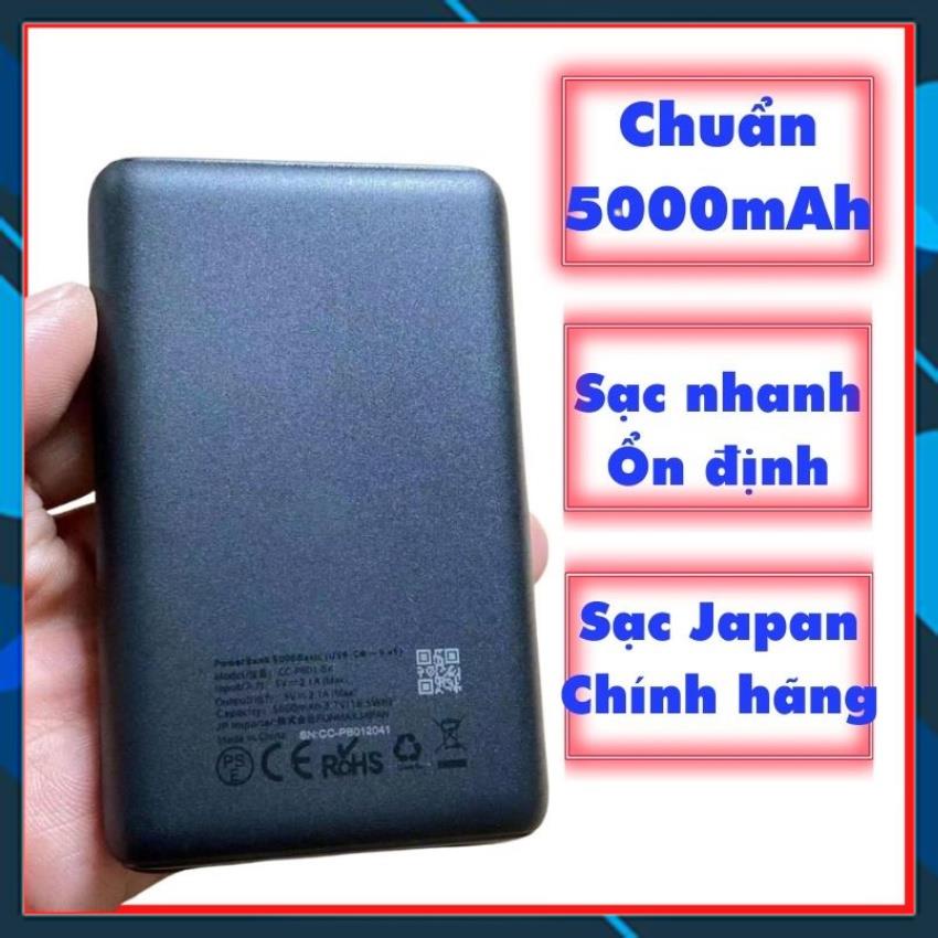 XẠC DỰ PHÒNG 5000mhA HÀNG NHẬT XỊN CELLCUBE PowerBank 5000Basic