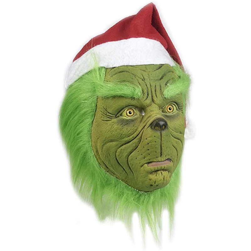 Grinch Mặt Nạ Grinch Latex Hóa Trang Tiệc Halloween / Giáng Sinh / Giáng Sinh Vui Nhộn