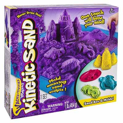 CÁT ĐỘNG LỰC KINETIC SAND TỪ RANGS NHẬT BẢN - MÀU TÍM HOA CÀ KS02B