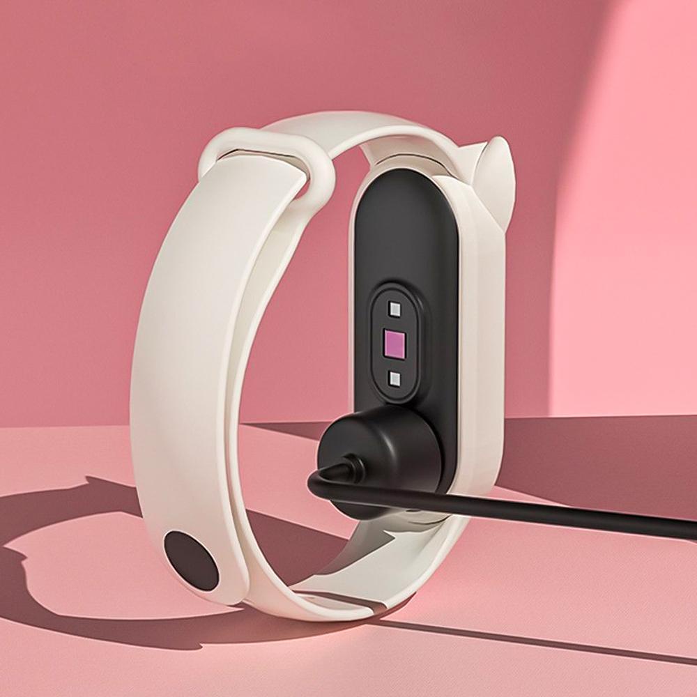 MYRONGVN Dây Đeo Tay Bằng Silicone Thoáng Khí Hình Tai Mèo Cho Xiaomi Mi Band 6 5 4 3