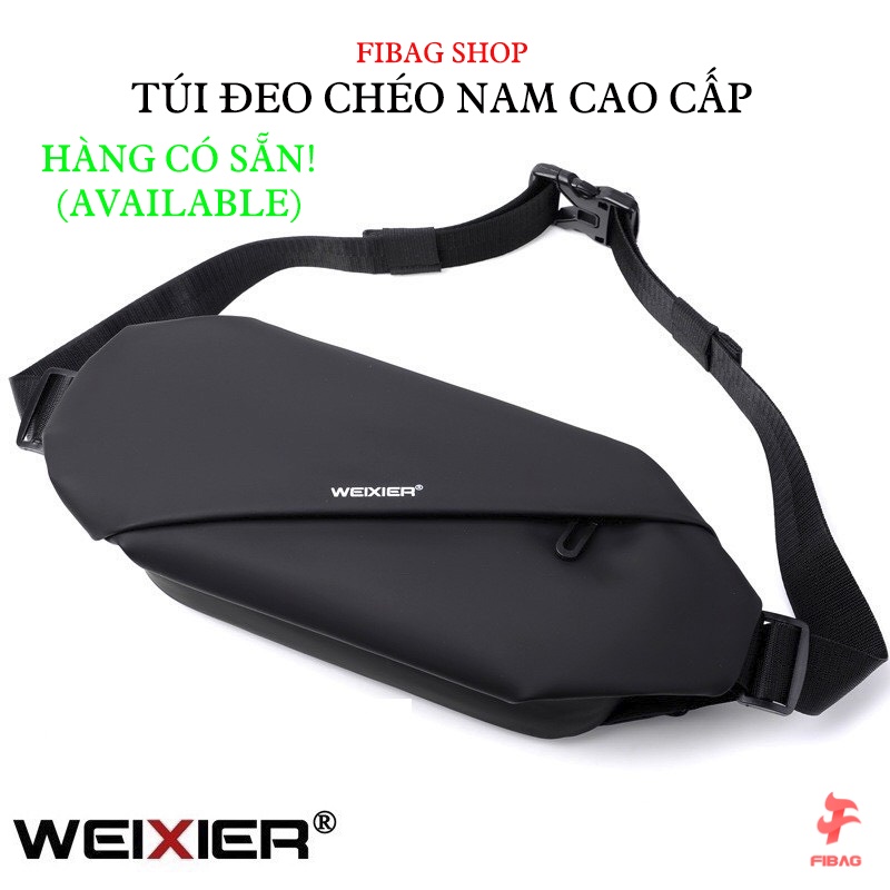 TÚI ĐEO CHÉO NAM WEIXIER FI1 (CHEST BAG) Cao Cấp - Chống Thấm Nước - Chính Hãng