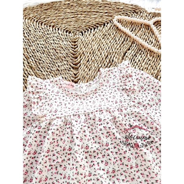 Set bộ dài cánh tiên hoa nhí hồng - Tocxumi