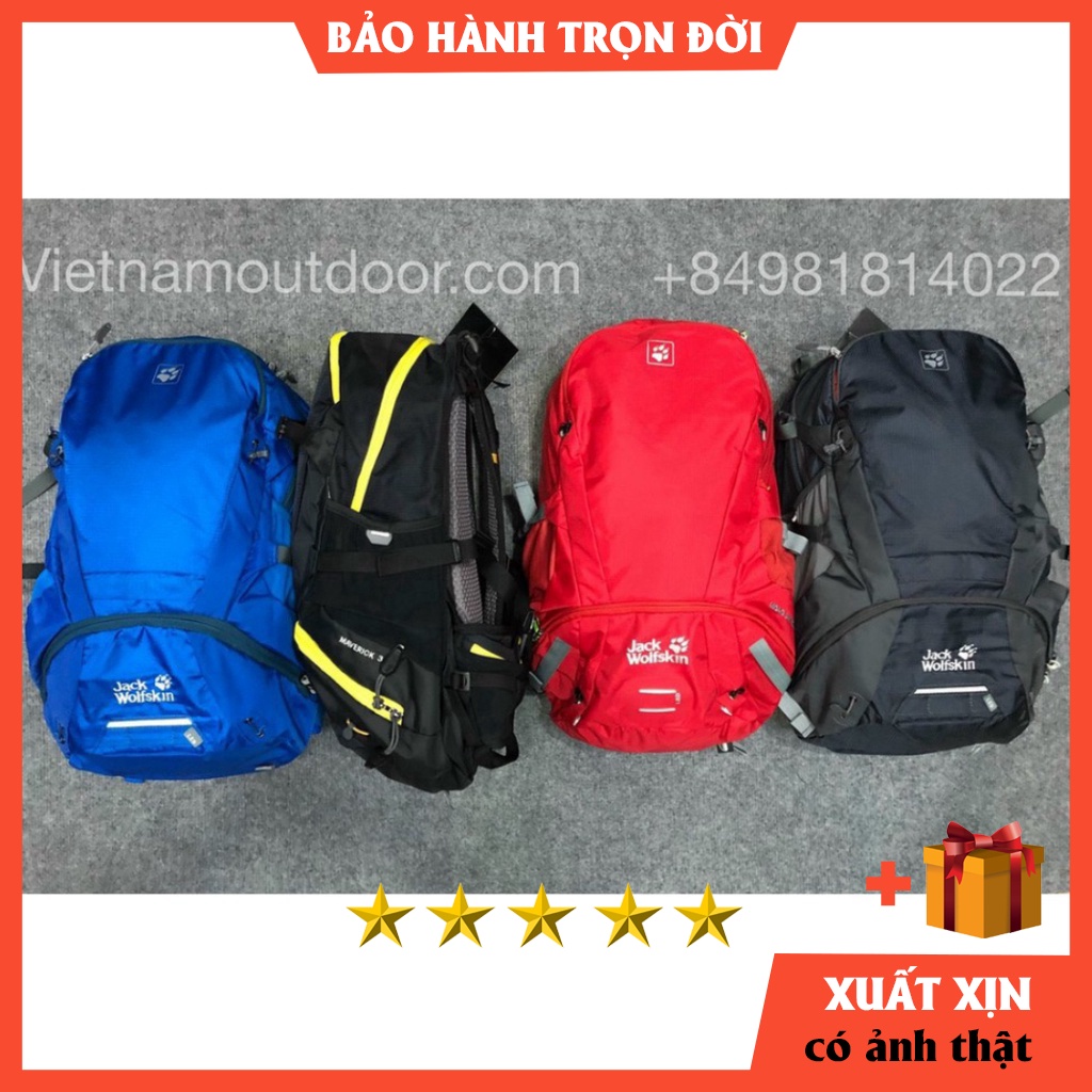 Balo phượt Jack Wolfskin Marverick 30 [ Chuẩn Aut..H ] - balo du lịch nam chống thấm nước cực tốt