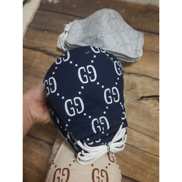 Khẩu trang gucci vải kate mã GG1