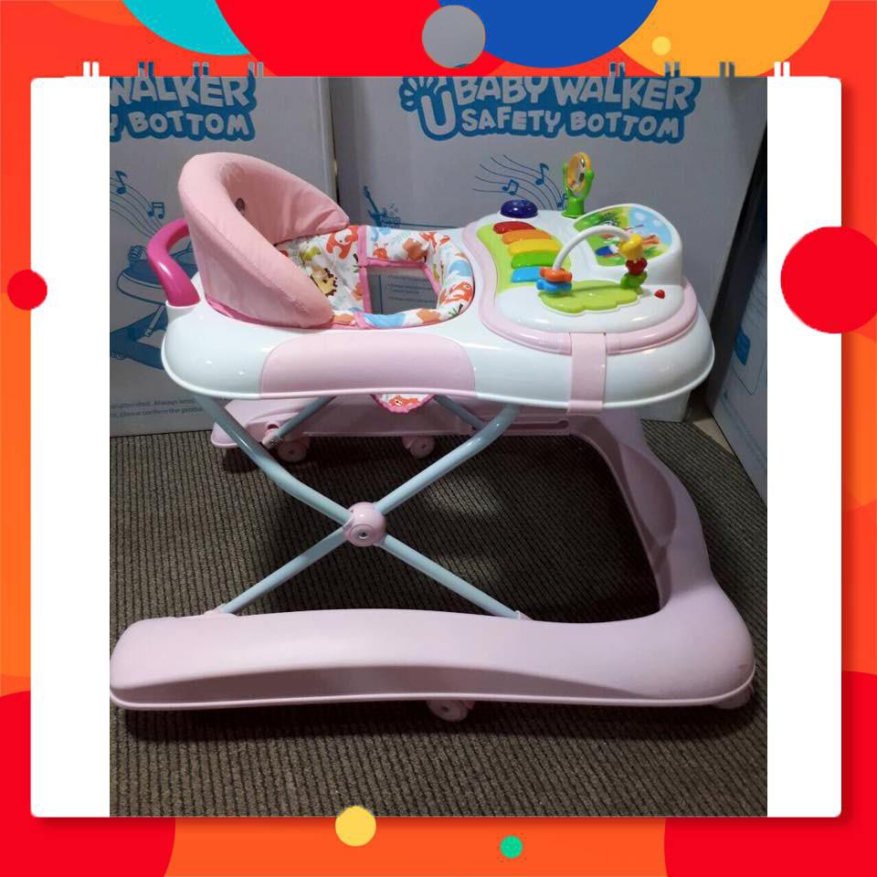 Xe tập đi cho bé 2IN1 baby walke bánh xe xoay 360 độ
