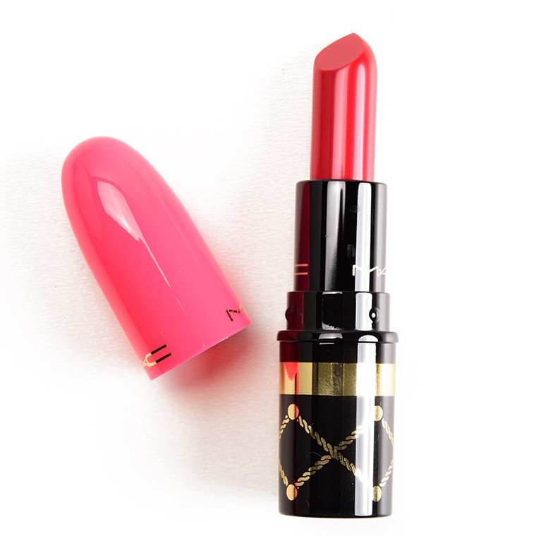 Son MAC Nutcracker Sweet Lipstick Kit Mini  - MAC red màu hồng đỏ