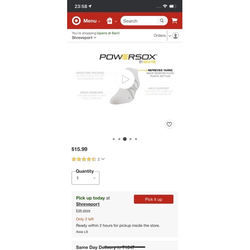 vớ PowerSox 6 cặp