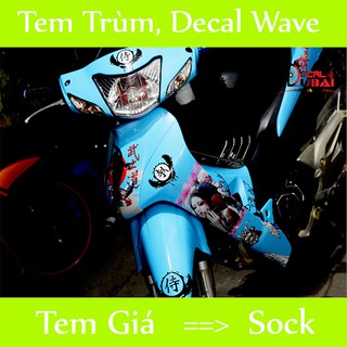 Tem Trùm Wave A Xanh Ngọc Samurai