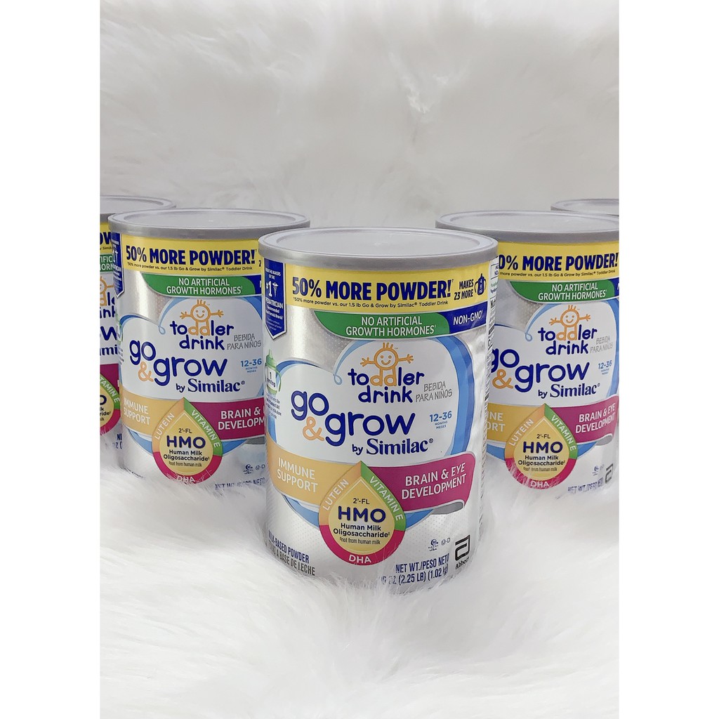 [Mã 267FMCGSALE giảm 8% đơn 500K] [ HÀNG MỸ- CÓ BILL ] Sữa Similac Go&amp;Grow non GMO - HMO 1.02kg.