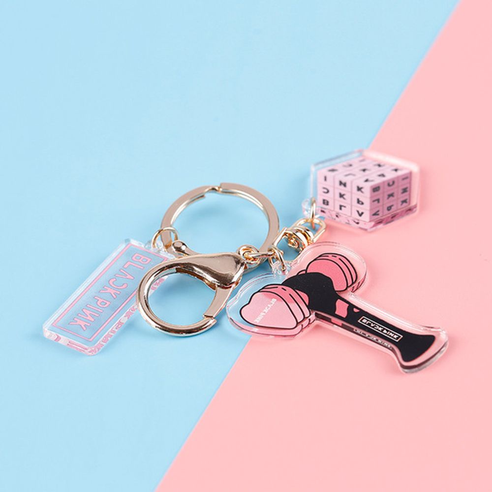 Móc Khóa Acrylic Hình Các Thành Viên Nhóm Nhạc Kpop Bts Twice New Got7 Blackpink Bt21