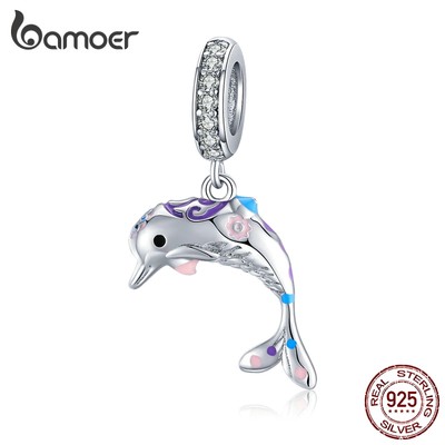 Mặt Dây Chuyền Bamoer BSC19 Bằng Bạc 925 Hình Động Vật Xinh Xắn BSC159