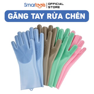 Bộ 2 găng tay cao su rửa chén tạo bọt không thấm nước - Phụ kiện nhà bếp
