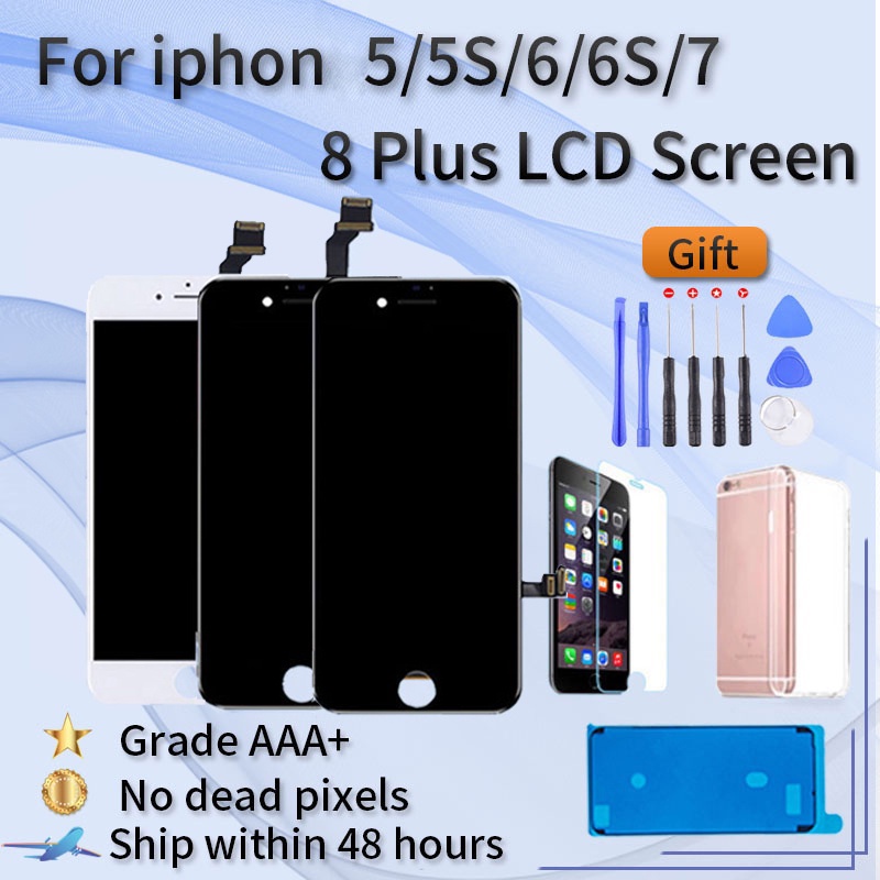 Màn Hình LCD Cho iPhone 6 7 8 6s plus 7 8 Plus Màn Hình Thay Thế Diaplay Cho iPhone 5 5S 5C 5se LCD Bộ Số Hóa Màn Hình Cảm Ứng AAA +