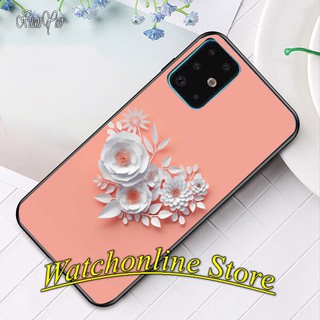 Ốp lưng phủ bóng SamSung Galaxy M51 S20 FE Note 10 Lite Note 10 Note 10+ S10 lite Note 8 Note 9 S20 ultra họa tiết hoa