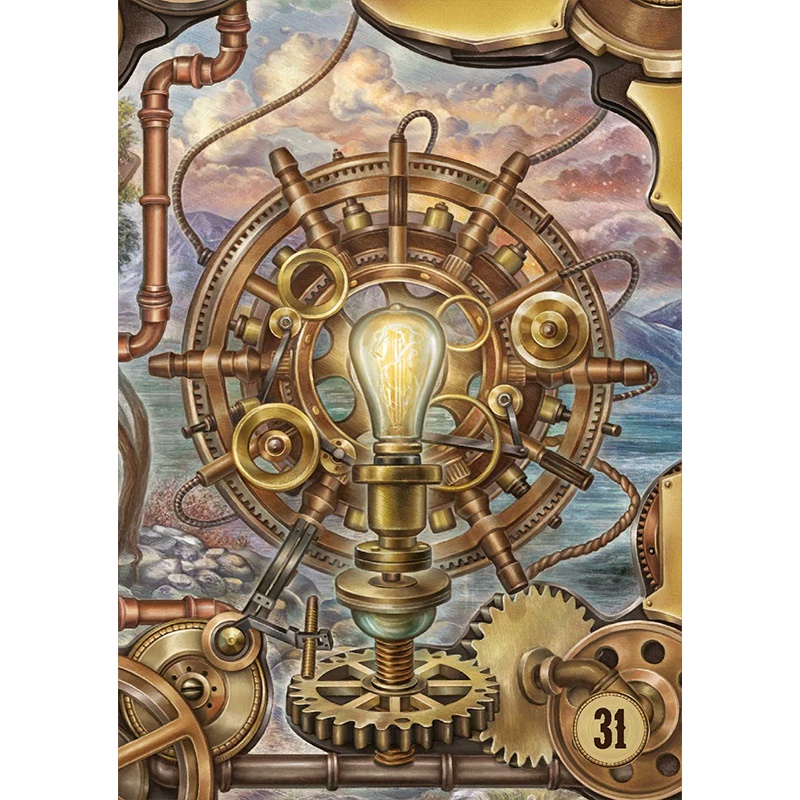 Bộ Bài Steampunk Lenormand (Mystic House Tarot Shop) - Bài Gốc Authentic Chính Hãng 100%
