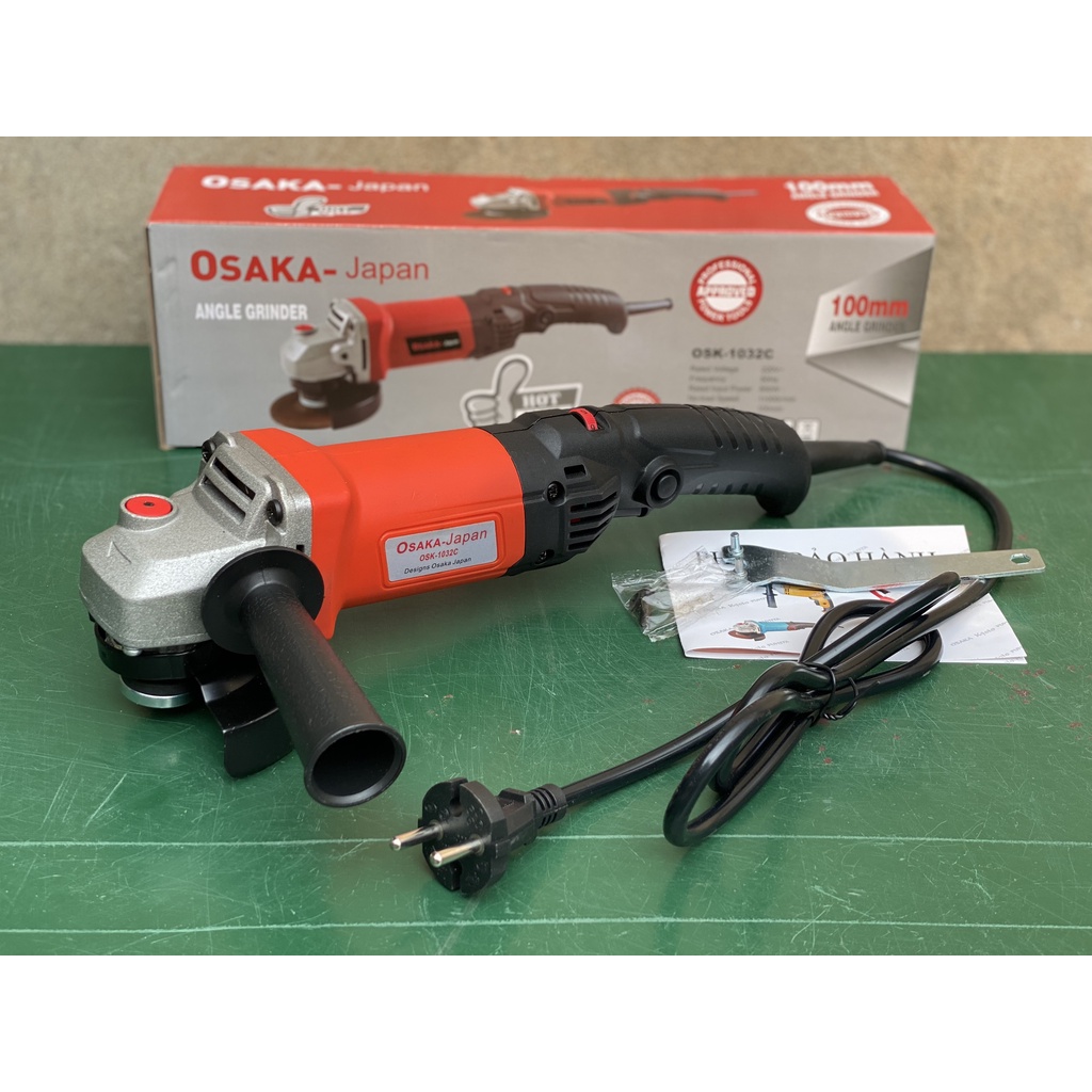 MÁY MÀI CẮT GÓC CẦM TAY 1 TẤC  OSAKA 850W OSK-1032C ĐUÔI DÀI
