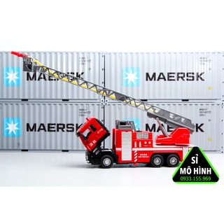 Mô hình xe cứu hoả phun nước