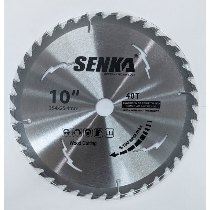 HCM SENKA 1 Lưỡi cưa hợp kim CẮT GỖ 254mm cốt 25.4 chọn 40 - 60 răng