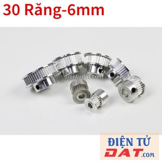 Bánh răng motor Pulley GT2 - 30 răng 6mm