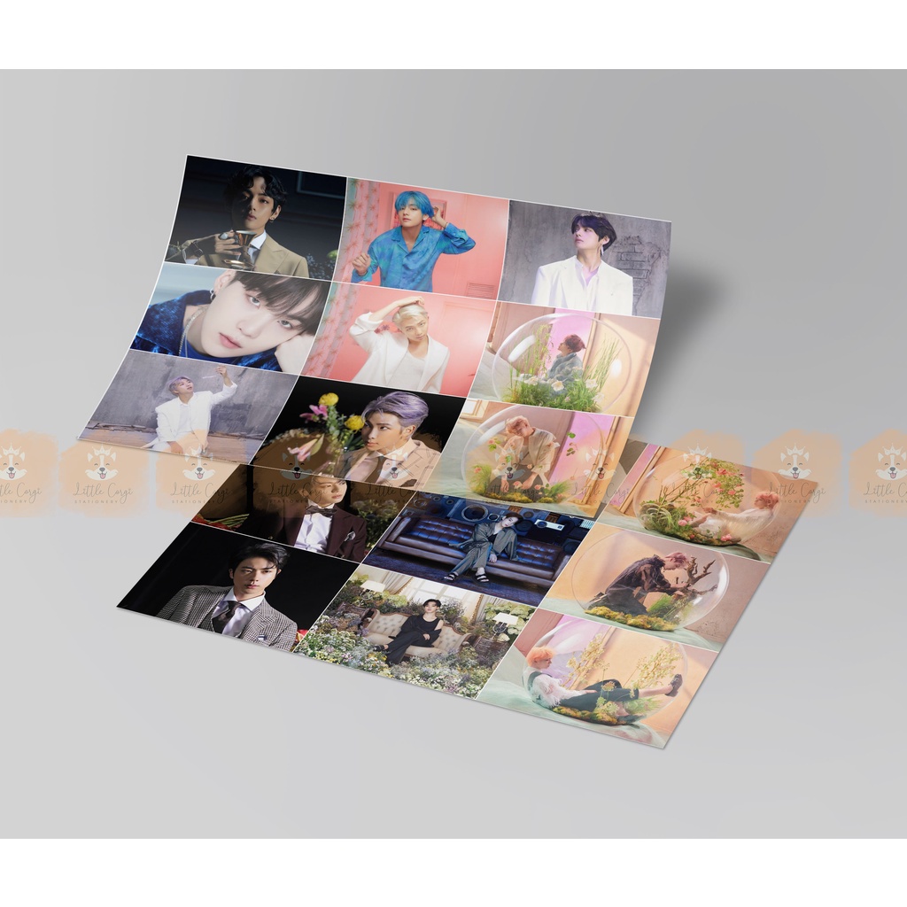 [Mã LIFEBOOK2 giảm 10% đơn 0Đ] Set 20 tấm card BTS - Bộ 20 photocard BTS decan dán chất lượng cao hàng đẹp