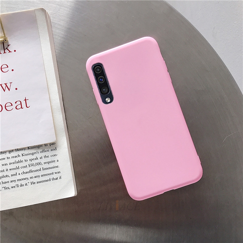 Ốp Điện Thoại Silicon Mềm Màu Kẹo Cho samsung galaxy m10 m20 m30 m40 a7 a750 a9 a920 2018