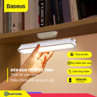 Đèn bàn treo từ tính Baseus pin 1800mAh, độ sáng tuỳ chỉnh vô cấp hỗ trợ học tập, làm việc