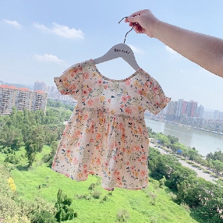 Váy hoa nhí vàng cho bé 3