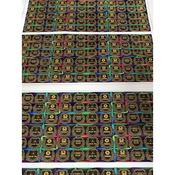 Set 10 tấm sticker A4