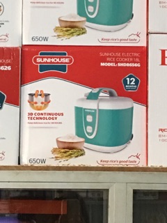 Nồi cơm điện Sunhouse SHD8656G