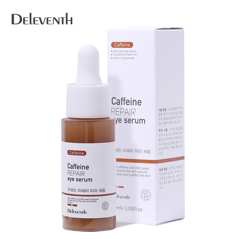 Serum Mắt Caffine DELEVENTH [FREESHIP] Cấp Ẩm Chống Lão Hóa Chống Nếp Nhăn Giữ Ẩm Cực Lâu 30ml