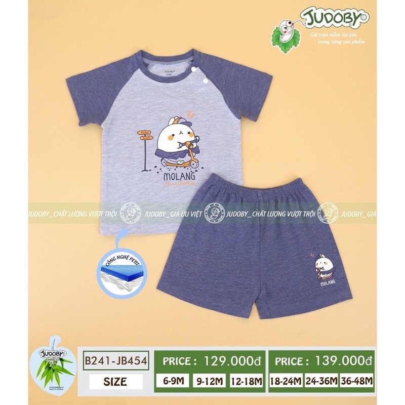 Bộ zaglan cộc tay Judoby B241 JB454
