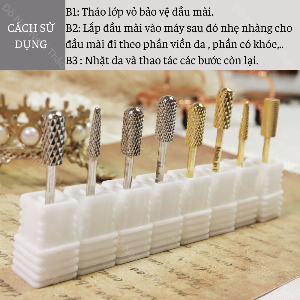 Đầu mài móng kim loại Mỹ chuyên dụng