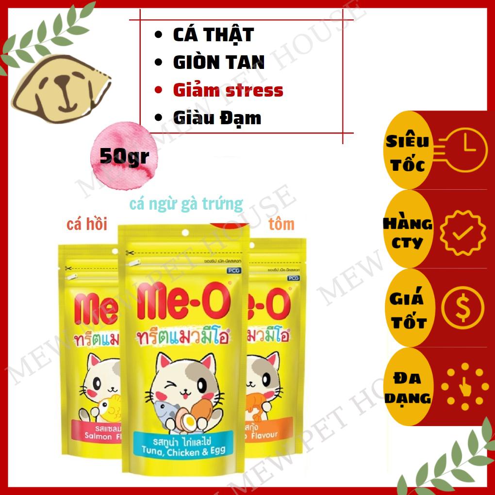 Snack Thưởng Cho Mèo Me-O Gói 50g Ăn Vặt Bổ Sung Dinh Dưỡng