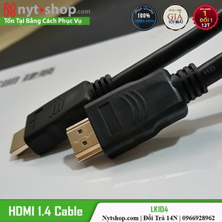 Cáp HDMI 1.4 hỗ trợ 4K chính hãng LK