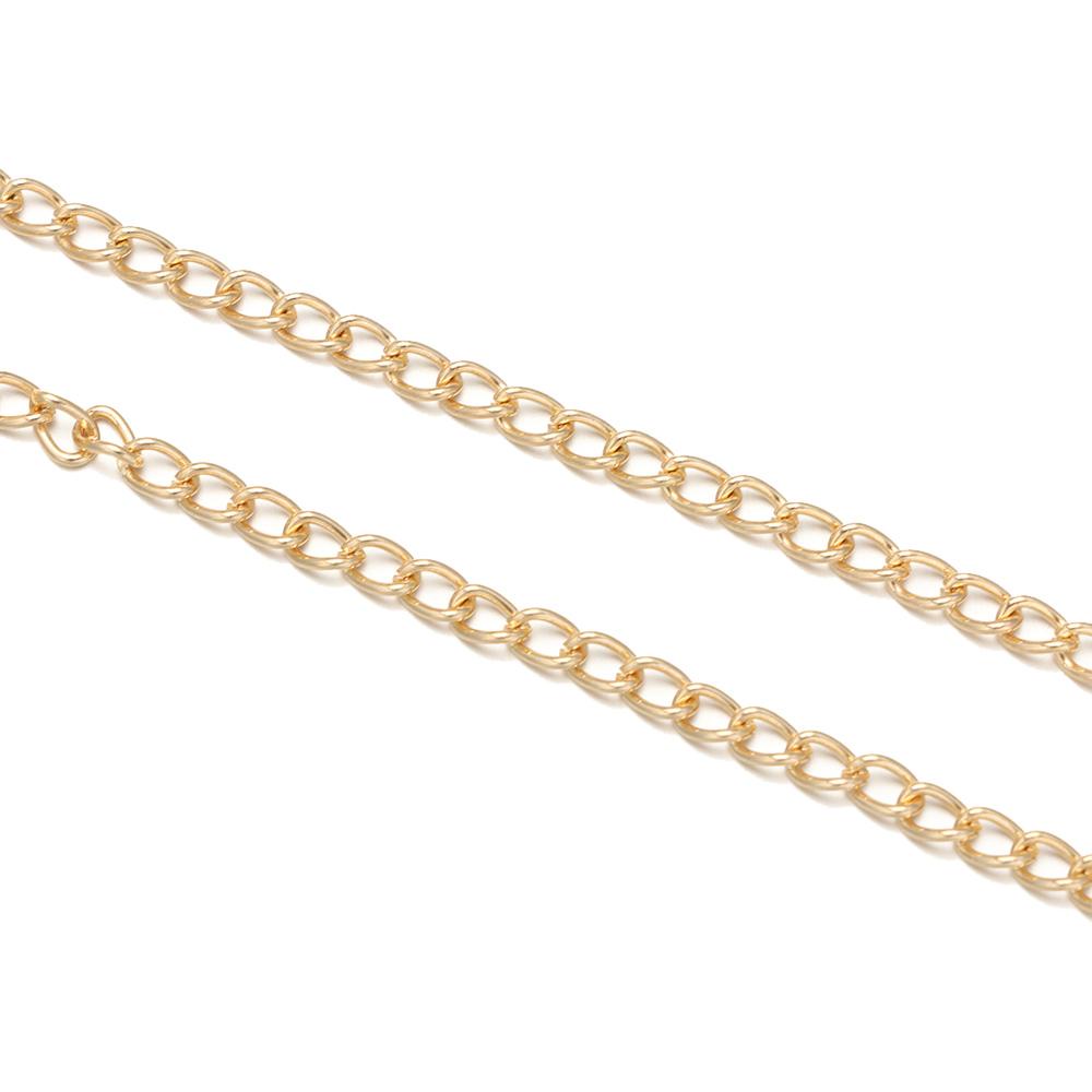 ESPO Dây Chuỗi Hạt Pha Lê Hình Nơ Kim Loại Đeo Mắt Kính Chống Thất Lạc