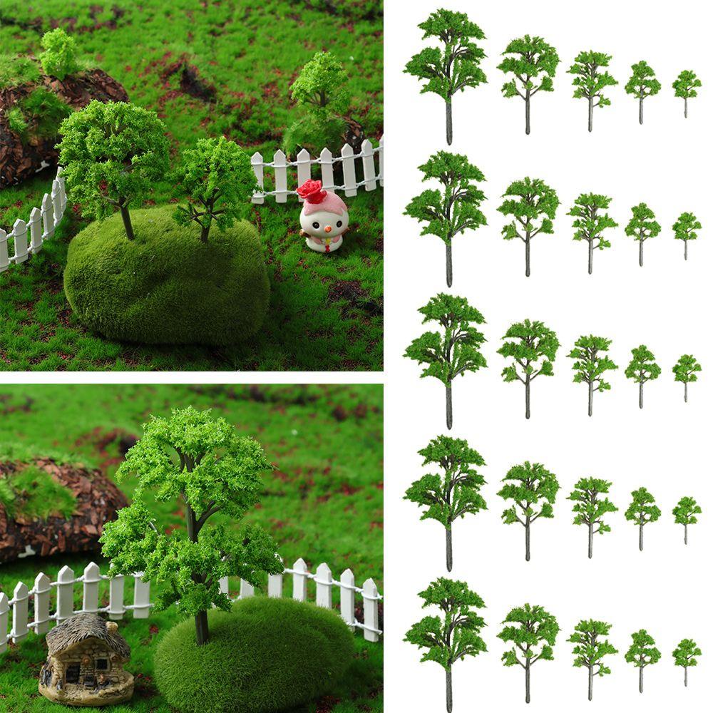 Set 10 / 20 Mô Hình Cây Banyan 4 / 7 / 5.5 / 8.5 / 12cm Trang Trí Tiểu Cảnh