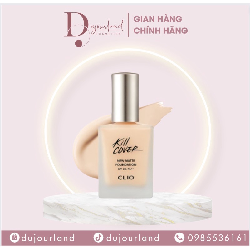 Kem nền Clio KILL COVER Foundation 15g