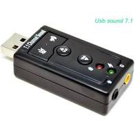 USB ra Sound âm thanh 3D 7.1(ĐEN)