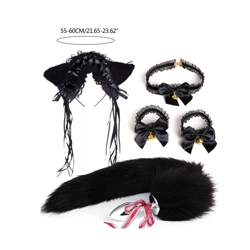 Set 5 Băng Đô Tai Mèo Hóa Trang Halloween