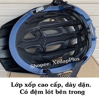 Mũ xe đạp POC 07 đen bóng