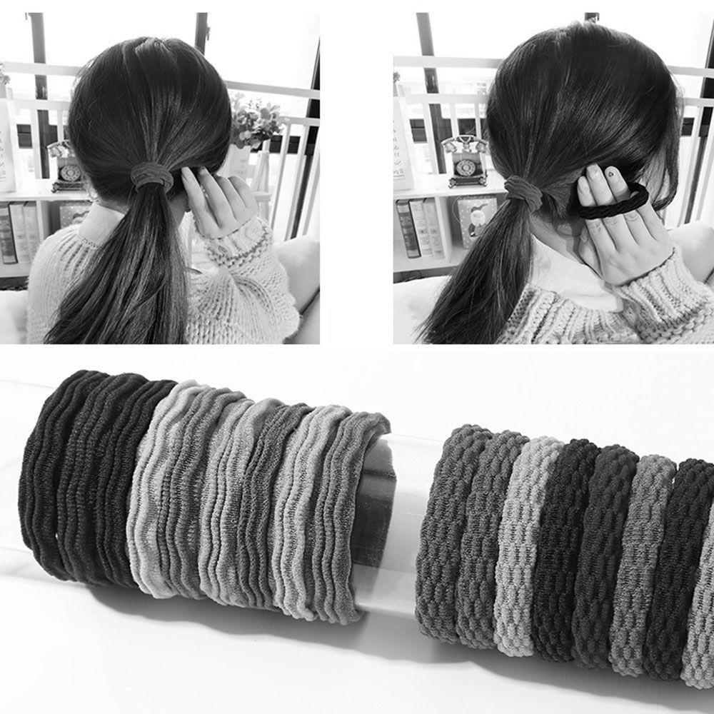 Set 5 Dây Cột Tóc Co Giãn Thời Trang Hàn Quốc Cho Nữ