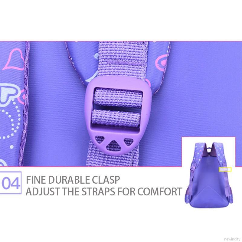 Ba lô họa tiết hoạt hình phong cách Hàn Quốc cho bé gái