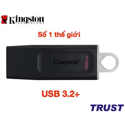 Ổ cứng di động USB 3.2 Kingston -16GB, 32GB, 64GB, 128GB-Bảo Hành 5 Năm-Hàng Chính Hãng FPT