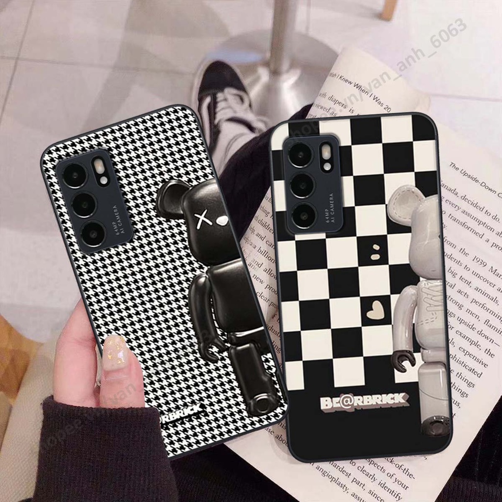 Ốp lưng Oppo Reno6 / Reno6 Z 5G / Reno 6 ốp điện thoại hình bearbrick, new york, thể thao