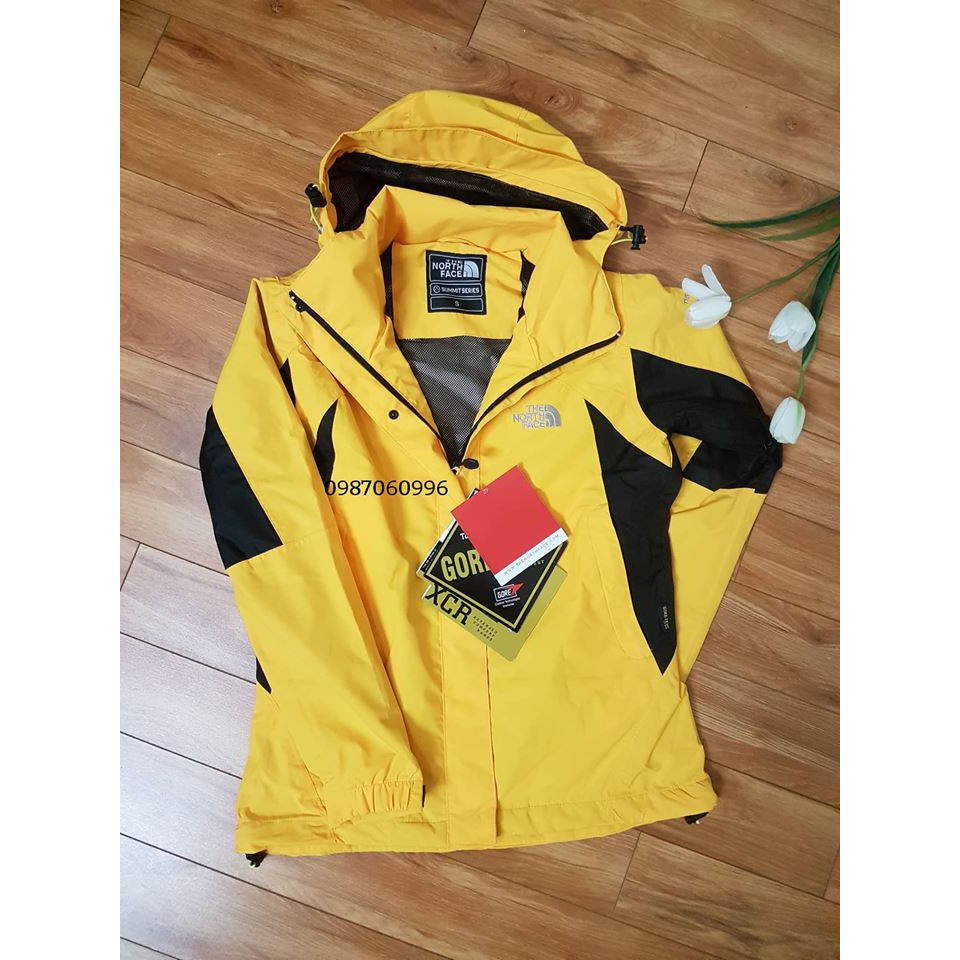[Free Ship] Áo khoác 2 lớp TNF(Vàng)