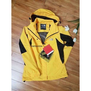[Free Ship] Áo khoác 2 lớp TNF(Vàng)
