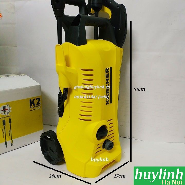 Máy rửa xe Karcher K2 Premium Full Control - Tặng hóa chất hoặc bàn chải