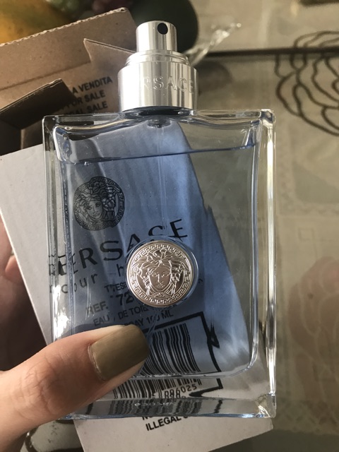 Tester versace pour homme 100ml k nắp !!