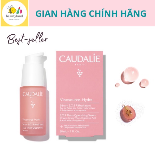 Serum cấp ẩm Caudalie SOS Vinosource 30ml
