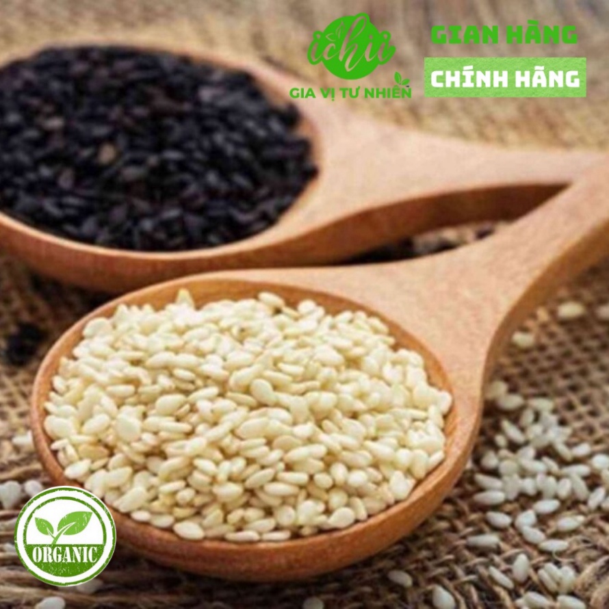 Mè trắng  ORGANIC ICHII , hạt vừng hữu cơ thích hợp chế biến ăn dặm cho bé gói 100g